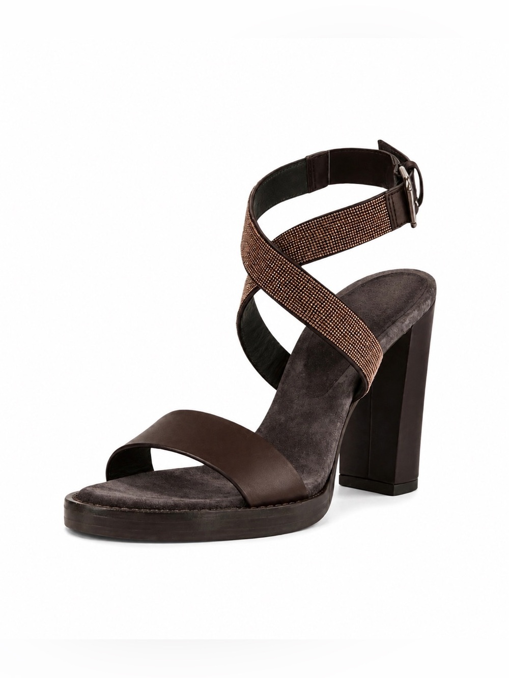 Brunello Cucinelli Monili Leather Sandals EU 39 US 9